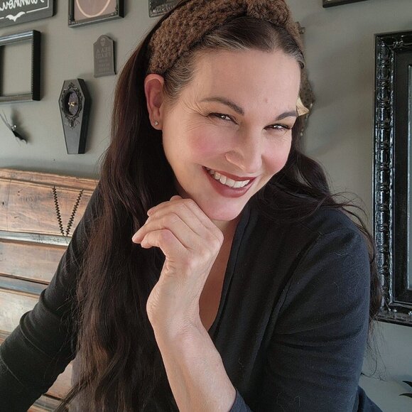 Hand Knit Headband, Earwarmer in Brown,  "Highlands", One of a Kind - Picture 1 of 10